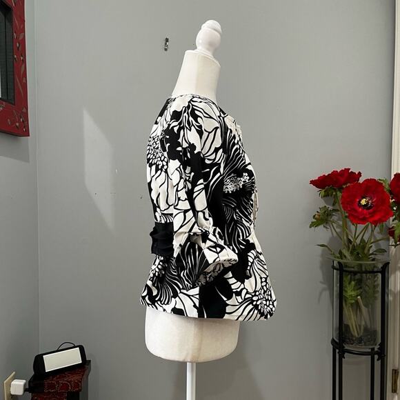 NEW Elie Tahari Tailored Hourglass Floral Statement Career Suit Jacket 4 NWOT - Picture 7 of 16